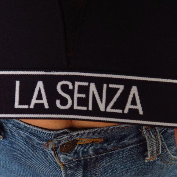Black La Senza Long Sleeve Crop Top - Picture 4 of 5